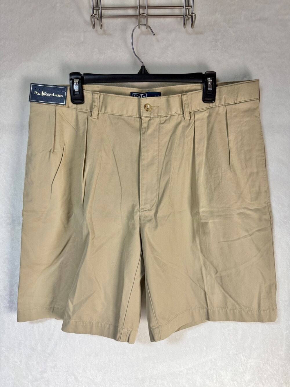 Polo Ralph Lauren Tyler Short 100% Cotton Khaki Beige Size Mens 38 *NWT